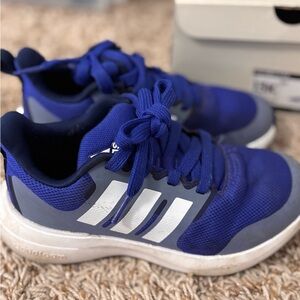 Adidas Royal Blue and White Athletic Shoes